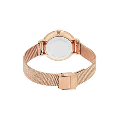 Fossil Women's Quartz Watch, Analog Display and Stainless-Steel Strap Rose Gold