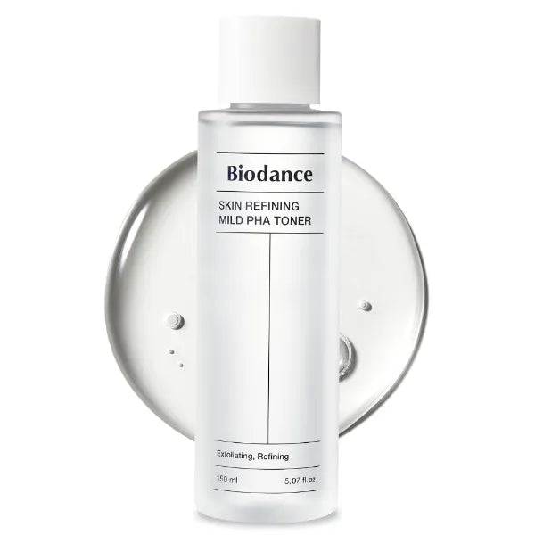 Biodance Skin Refining Mild PHA Toner, Gentle Exfoliating Face Toner for Sensitive Skin with Ceramides & NMF | 5.07 fl.oz,150ml