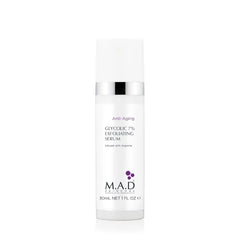 M.A.D Skincare GLYCOLIC 7% EXFOLIATING SERUM - Age-Defying Complex for Firm Skin & Elasticity | Plumps Wrinkles with Hyaluronic Acid | Hydrating Amino Acid Formula | Youthful Glow, 1 Fl Oz