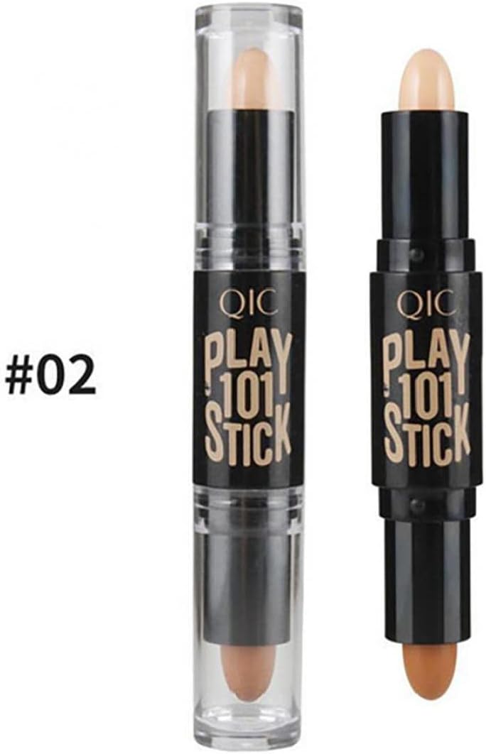 1PC Double ended Wonder Contouring Pen Bronzer And Highlighter Stick Makeup Concealer Cosmetic for 3D Makeup Effect(2)