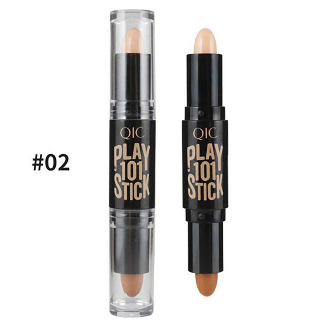 1PC Double ended Wonder Contouring Pen Bronzer And Highlighter Stick Makeup Concealer Cosmetic for 3D Makeup Effect(2)