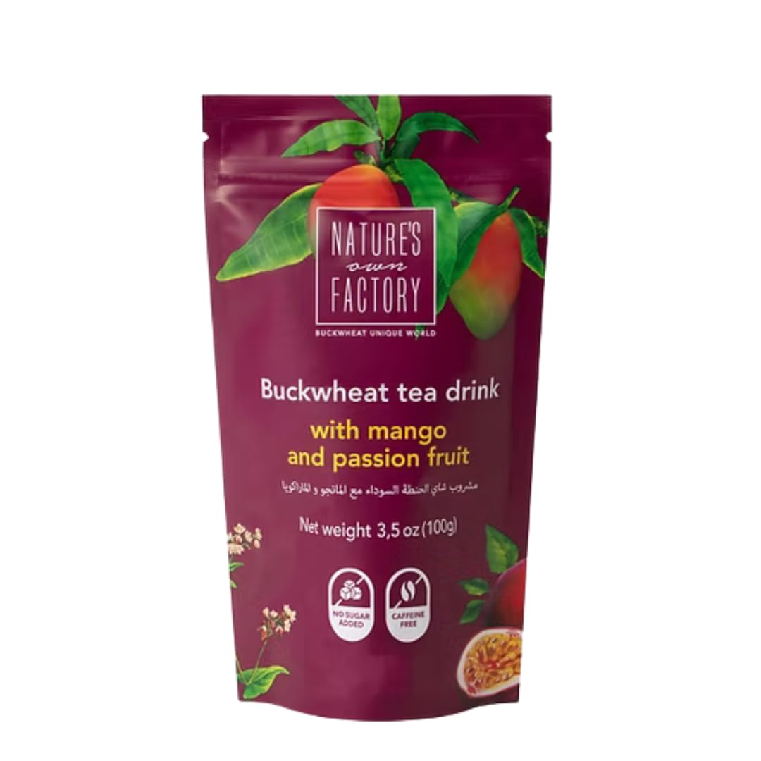 Nature's Own Factory Buckwheat Tea Drink with Mango and Passion Fruit by Nora Noriyanori - 100g