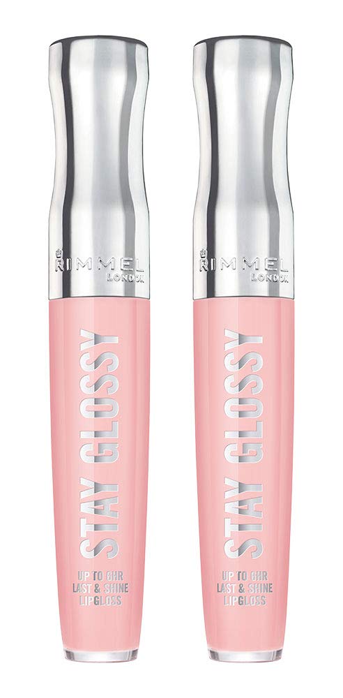 Rimmel Stay Glossy 6-Hour Lip Gloss, Sunday Beast, 0.18 fl oz (Pack of 2)