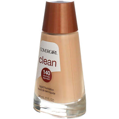 CoverGirl Clean Liquid Makeup, Natural Beige, [140] 1 oz (Pack of 3)