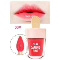 Fawoonu Lip Gloss, Waterproof Long-lasting Moisturization Lip Tint Makeup Moisturizing Ice Cream Liquid Lipstick Lipgloss Cosmetics Moisturizer Lip Balm Gloss Stick 03#
