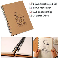 ColorBlocks 71-Piece Art Supplies -Sketch Set,Painting - Bonus Drawing Book - Coloring and Drawing Pencils in Zipper Carry Case, Charcoal Sticks, with Extra Art Kits for Children, Adults and Artists
