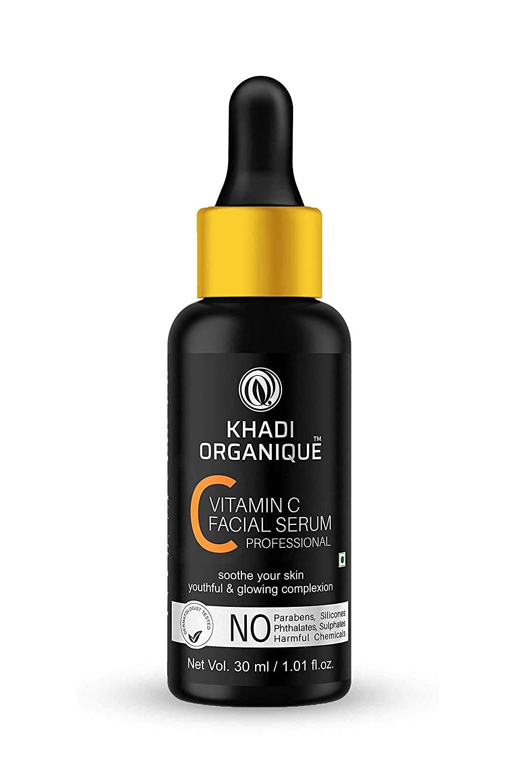 Khadi Organique Vitamin C face serum, Natural and Organic Face Serum - 30ml
