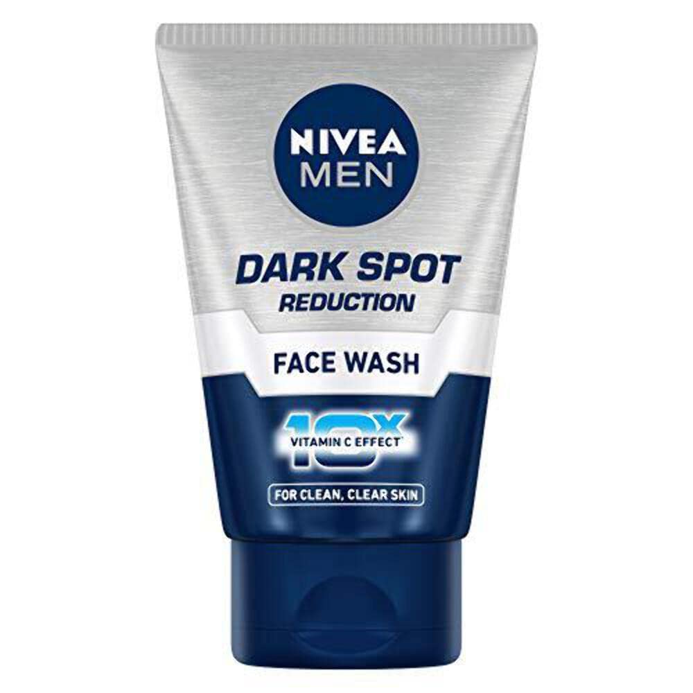 NIVEA Men Face Wash, Dark Spot Reduction, for Clean & Clear Skin with 10x Vitamin C Effect, 100 g