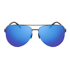 PUKCLAR Polarised Men Sunglasses Pilot Sunglasses Lightweight Stainless Steels Frame Retro Sun Glasses with UV400 for Driving, Fishing, Hiking