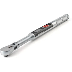 TEKTON Drive Electronic Torque Wrench with 90-Tooth Flex Head, Dual-Direction Operation for Precision Automotive and Bike Maintenance