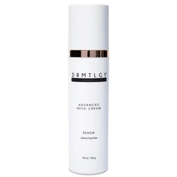 DRMTLGY Advanced Neck Firming Cream - Tightening & Lifting Sagging Skin, Peptides & Vitamin E, 1.8 oz