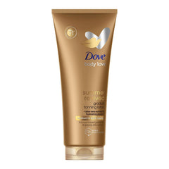 Dove Summer Revived Medium to Dark Gradual Tanning Lotion For a Sun-Kissed Glow Self Tan Body Lotion Tanning Lotion For All Skin Types, 200 ml (Pack of 1)