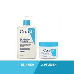 Cerave Sa Smoothing Face And Body Cleanser For Dry, Rough And Bumpy Skin 473Ml With Salicylic Acid