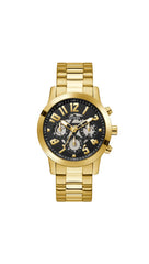 GUESS Men's 44mm Watch - Black Bracelet Black Dial Black Case