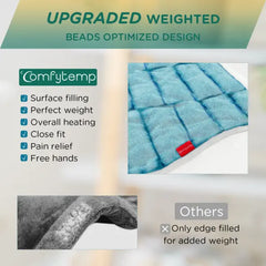 Comfytemp Weighted Heating Pad 19"x 24" for Neck and Shoulders - Blue