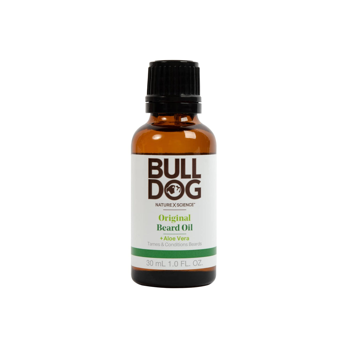 Bulldog Skincare Original Beard Oil with with Aloe Vera for Men - 1 Fl Oz, 30ml