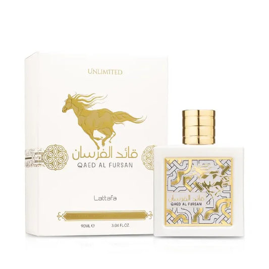 Lattafa Qaed Al Fursan Unlimited Eau de Parfum Spray for Unisex, 3.04 Ounce / 90ml