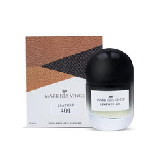 Mark Des Vince Leather 401 Concentrated Perfume for Men Women Long Lasting Parfum Fragrance For Unisex, 15ml