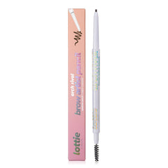 lottie LONDON Arch Rival - Brow Artist - Long wearing brow pencil - Dark Brown