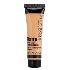 Makeup Base Face Liquid Foundation - Smooth Concealer Cream, Anti-Aging, Matte Wear, Sunscreen (BEIGE 4)