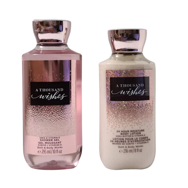 Bath & Body Works A Thousand Wishes Gift Set of Shower Gel and Lotion