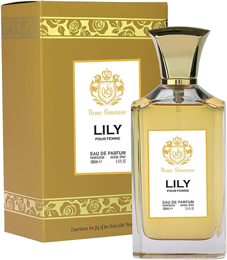 Rose Simonse Lily Pour Femme Eau De Parfume 100ML For Her - Natural Fragrance - perfumes for women