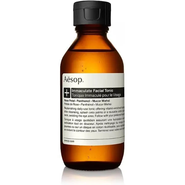 Aesop Immaculate Facial Tonic | Vitamin-Rich, Hyrdating Gentle Exfoliant | for Refined Skin Texture | 3.3 fl oz