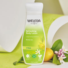Weleda Bio Citrus Intensive Body Wash with Natural Cosmetics, Intensive Formula, Hot Cultivation and Broad Spectrum with Aloe Vera and Cocosol (1 x 200ml)