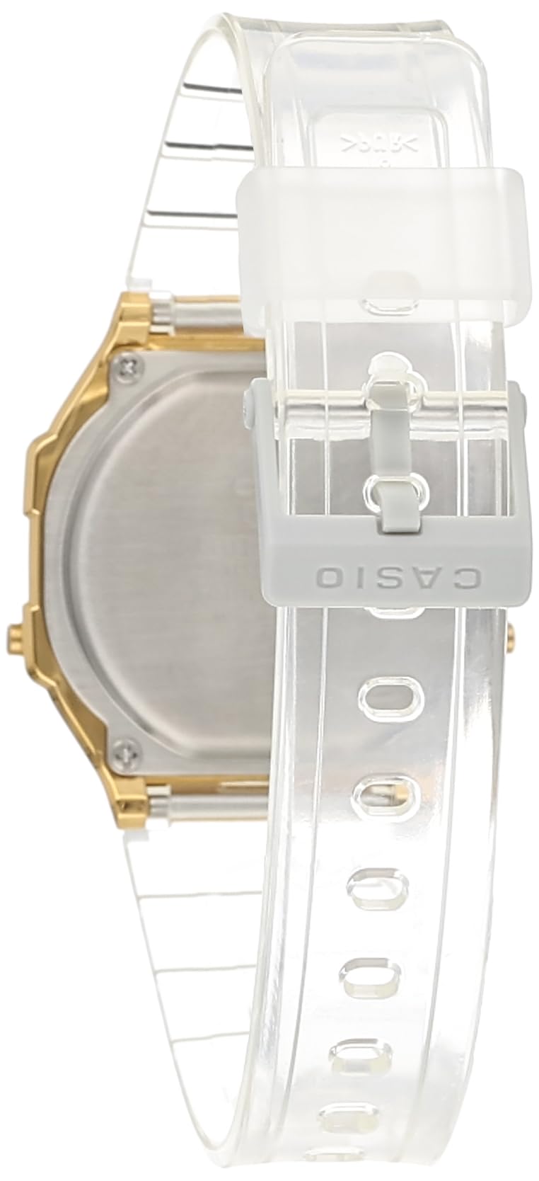 Casio Unisex-Adult Quartz Watch Clear/Gold