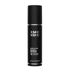 XMONDO Hair Super Gloss Ultra Frizz Defense Spray, Advanced Vegan Anti Frizz Treatment with Humishield Technology for Smooth, Shiny Hair, 6.7 Fl. Oz
