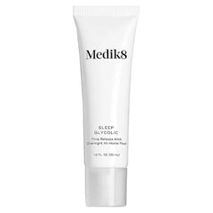Medik8 Sleep Glycolic Exfoliating Glycolic Acid At Home Face Peel Night Cream for Face Night Peel with Glycerin and Korean Clover 1.0 oz