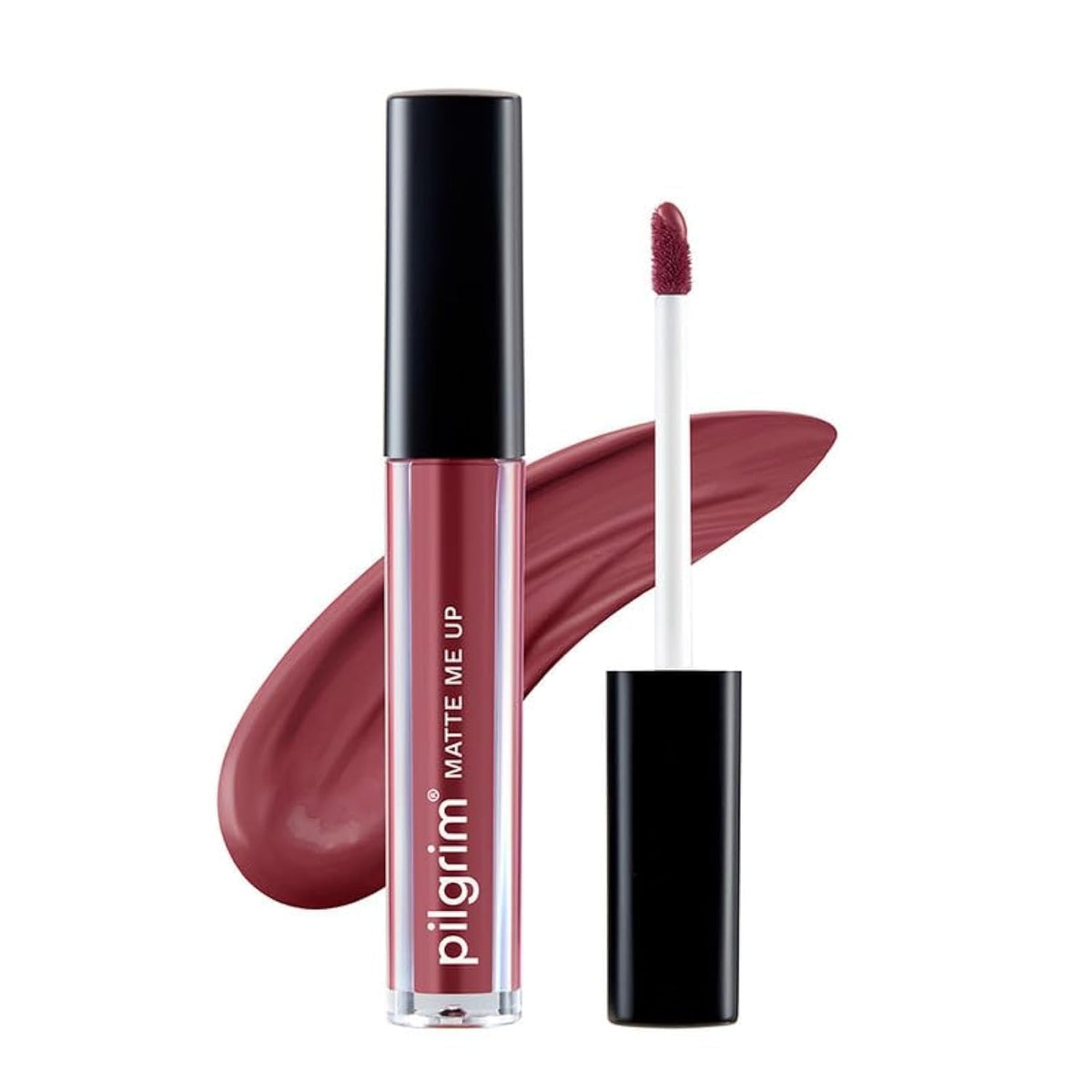 Pilgrim Liquid Matte Lipstick - Blushin' Nude | Lipstick for Women with Hyaluronic Acid & Spanish Squalane | Transferproof, Long Lasting & Non Drying with Hydrating Ingredients 3gms