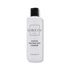 BelleCôte Paris Marine Volcanic Mud Face Cleanser Detoxifying Clay Oily & Combination Skin, Pore Reduction and Acne Ideal Face Cleanser for Men & Women Especially After a Vigorous Workout