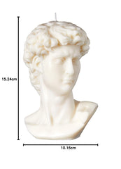 BONUS Large Bust David Statue Soy Wax Scented Candle Hand Poured Aroma Candle Home Candle