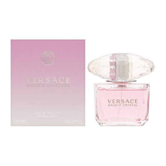 Versace Bright Crystal Eau De Toilette Spray for Women 3.0 Ounce