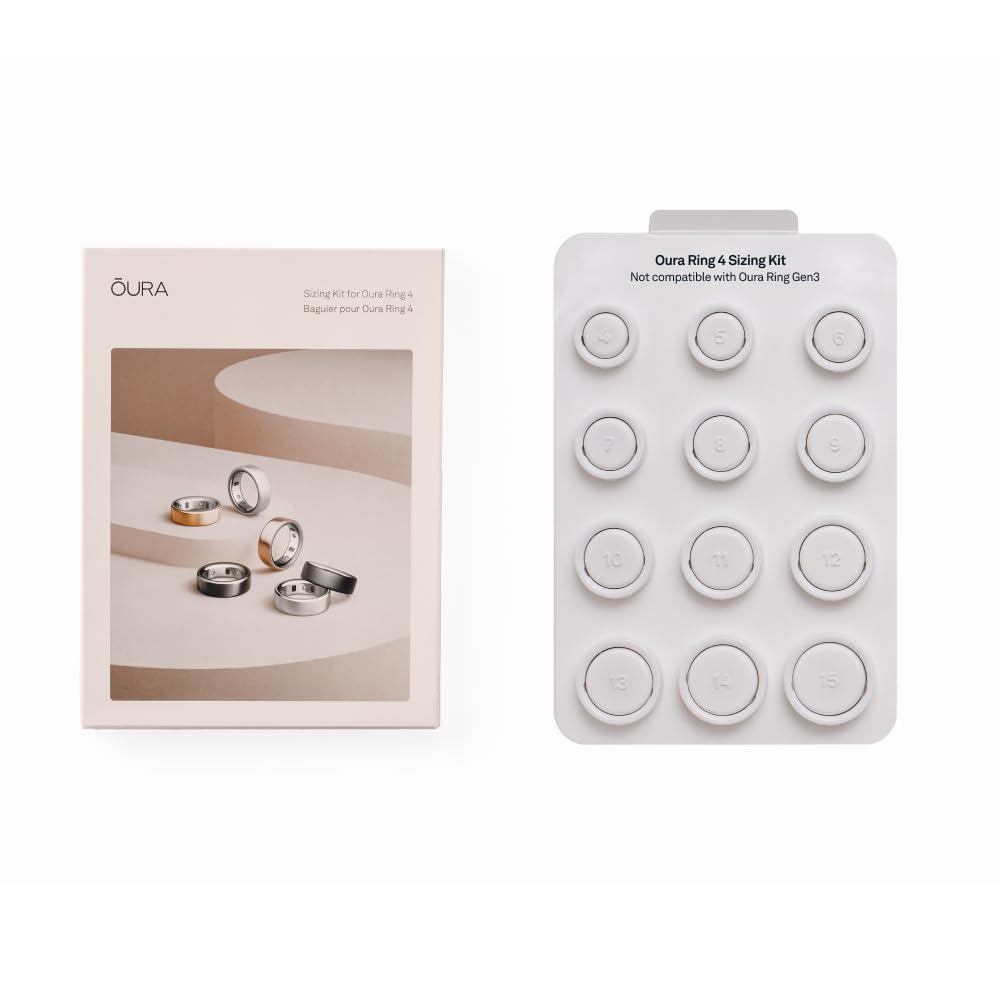 Oura Ring 4 Sizing Kit - Size Before You Buy Oura Ring 4 - Unique Sizing