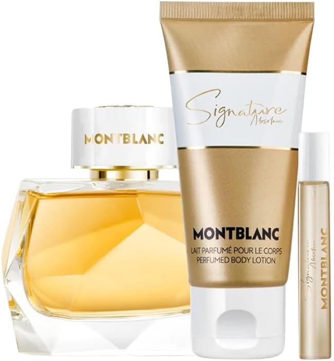 MONTBLANC Mont Blanc Signature Absolu Perfume Gift Set For Women EDP 90ML Set (EDP 90ml + EDP 7.5ml + Body Lotion 100ml)