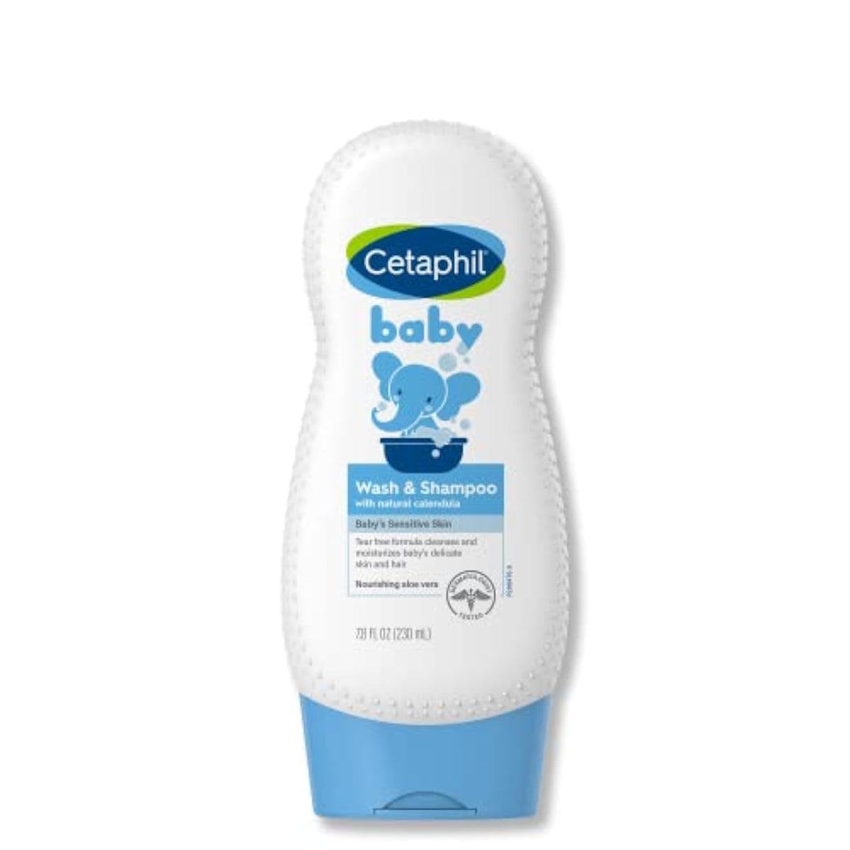 CETAPHIL BABY Wash And Shampoo With Organic Calendula, 7.8 Ounce