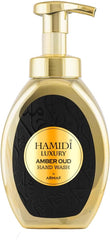 Hamidi Non Alcoholic New Luxury Amber Oud Hand Wash For Unisex, 350ML, For All Skin Type