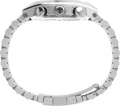 Timex Legacy Men's Chronograph Watch with Stainless Steel Bracelet - Silver