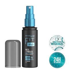 Maybelline New York Fit Me Matte + Poreless Setting Spray, 60 ml | Transfer-proof, 24H Oil-Control Formula With Witch Hazel, 60 ml