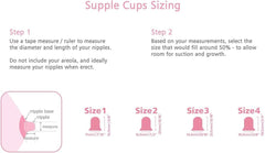 Supple Cups for flat, shy and inverted nipples (Size 2)
