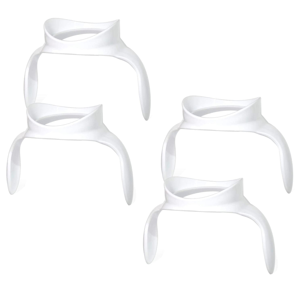 NALACAL 4 Pack Baby Bottle Handles for Philips Avent Anti-Colic and Air Free Vent Baby Bottles, Compatible Avent Bottle Holder for Baby, White
