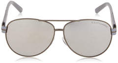 U.S. Polo Assn. mens Pa1013 Stylish Metal UV Protective Aviator Sunglasses for Men. Classic Gifts for Men, 63 mm (pack of 1)