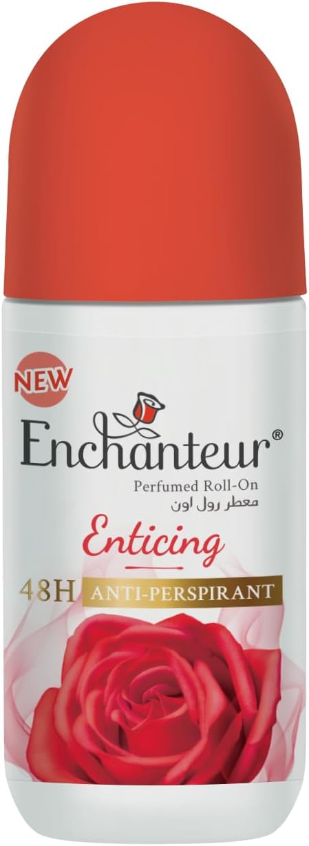 Enchanteur Enticing Roll On, 48 Hr Odour Protection, Anti-Perspirant, 50 ml