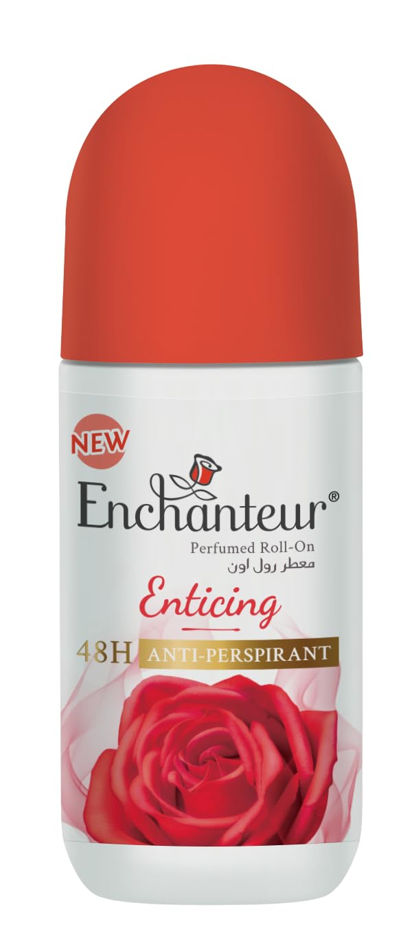 Enchanteur Enticing Roll On, 48 Hr Odour Protection, Anti-Perspirant, 50 ml