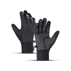KASTWAVE Winter Gloves - Waterproof, Thermal, Touchscreen Friendly for Outdoor Sports, Running, Biking, and Driving - Unisex Design for Men and Women - Black
