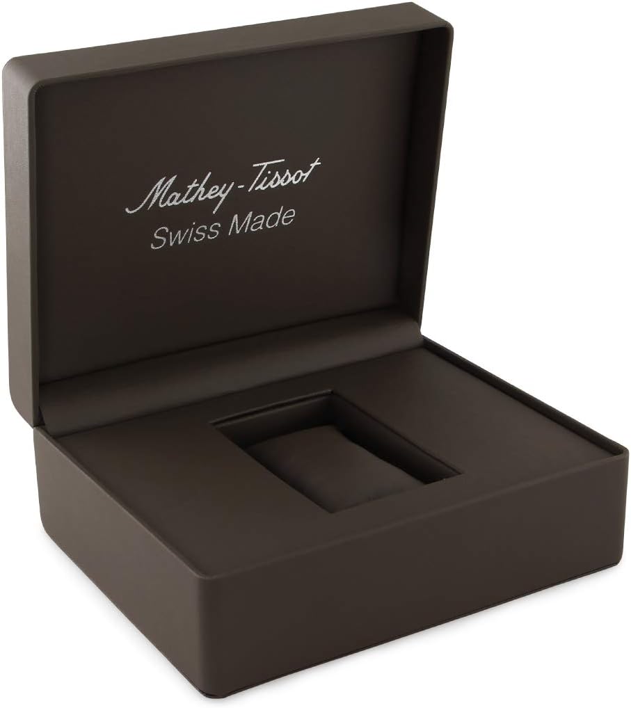 Mathey-Tissot Analog Black Dial Men's Watch - Brown