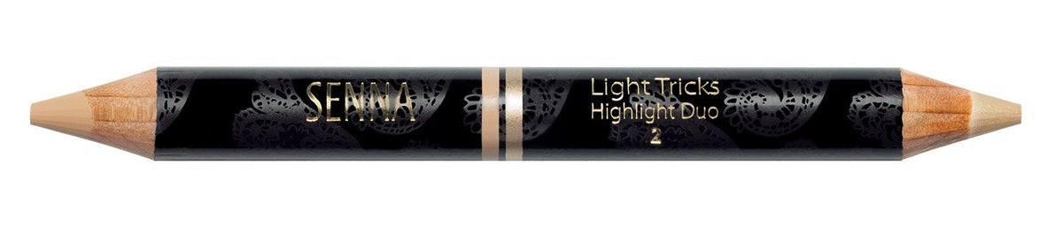 Senna Cosmetics Light Tricks Highlight Duo, Shade 2, 0.1 Ounce