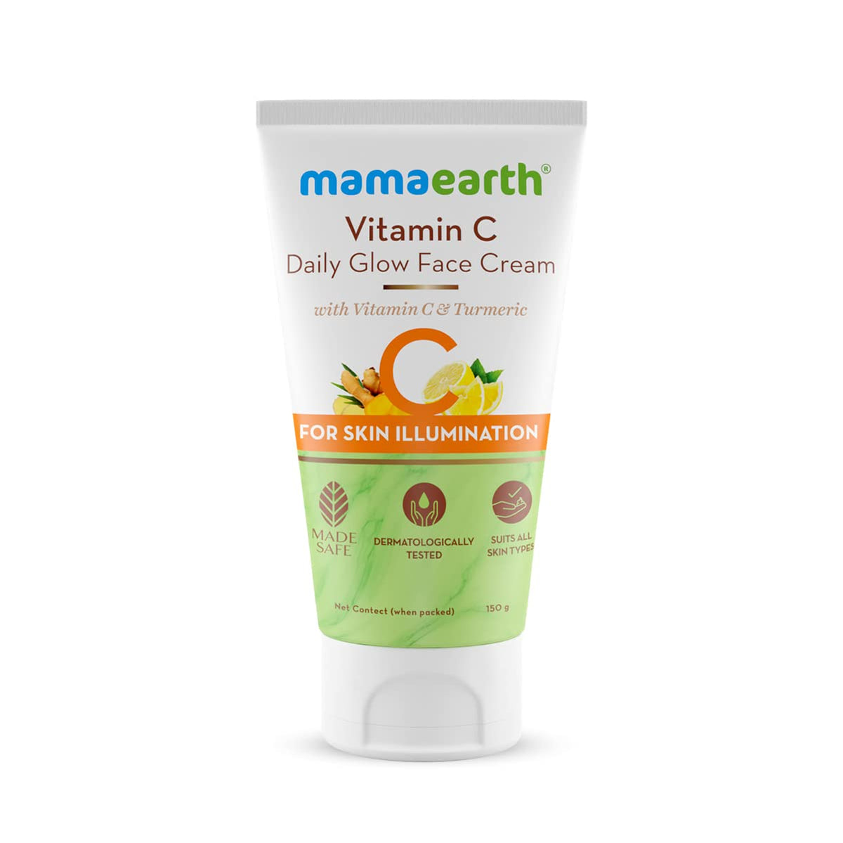Mamaearth Vitamin C Daily Glow Face Cream, Illuminates Skin, Moisturize Skin - 150g